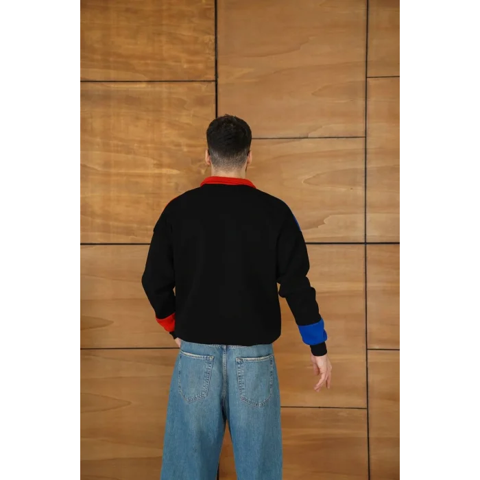 Siyah FCB Unisex Oversize Sweat