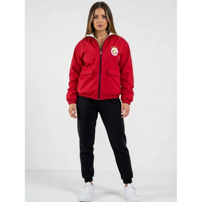 GS Çift Taraflı Oversize Unisex Taraftar Mont