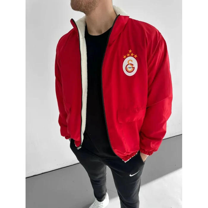 GS Çift Taraflı Oversize Unisex Taraftar Mont
