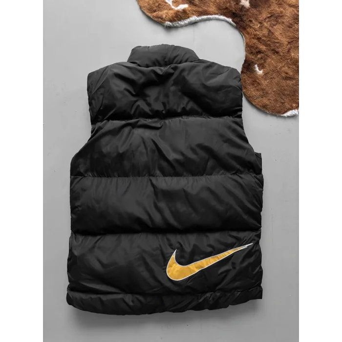 Siyah NK Back Logo Unisex Oversize Mont