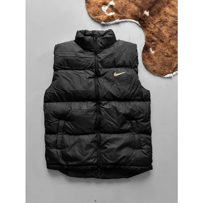 Siyah NK Back Logo Unisex Oversize Mont