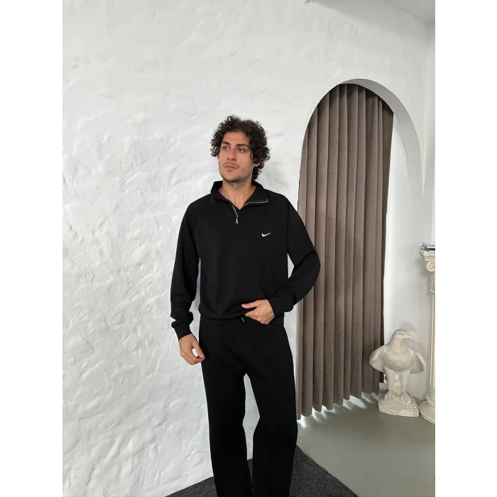 Siyah NK Basic Unisex Oversize Sweat