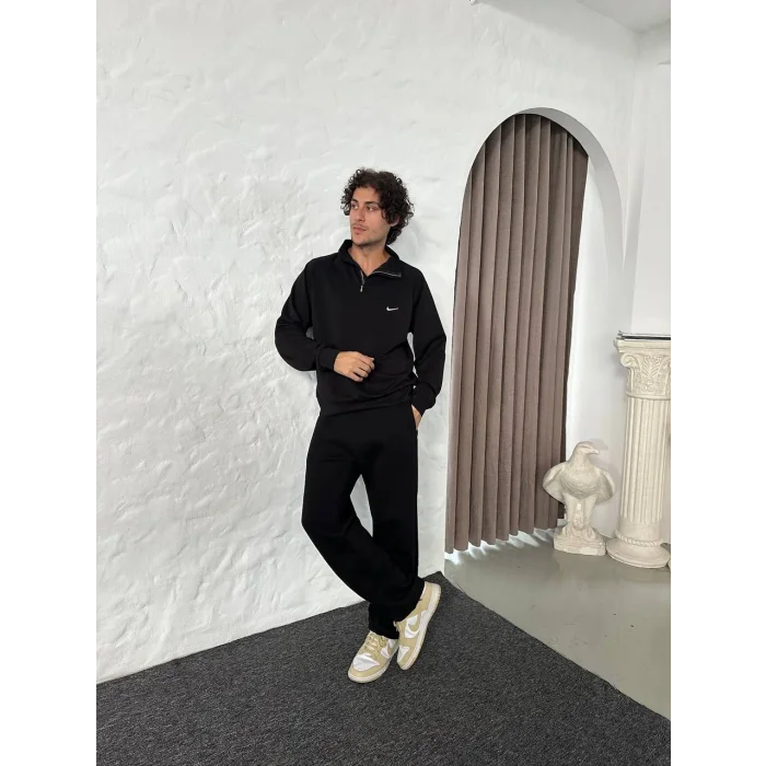 Siyah NK Basic Unisex Oversize Sweat