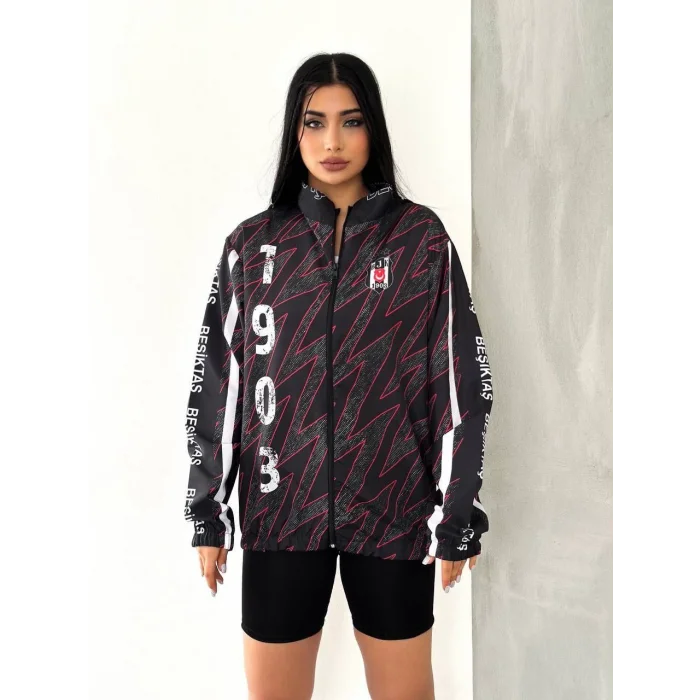 BJK Unisex Oversize Paraşüt Yağmurluk