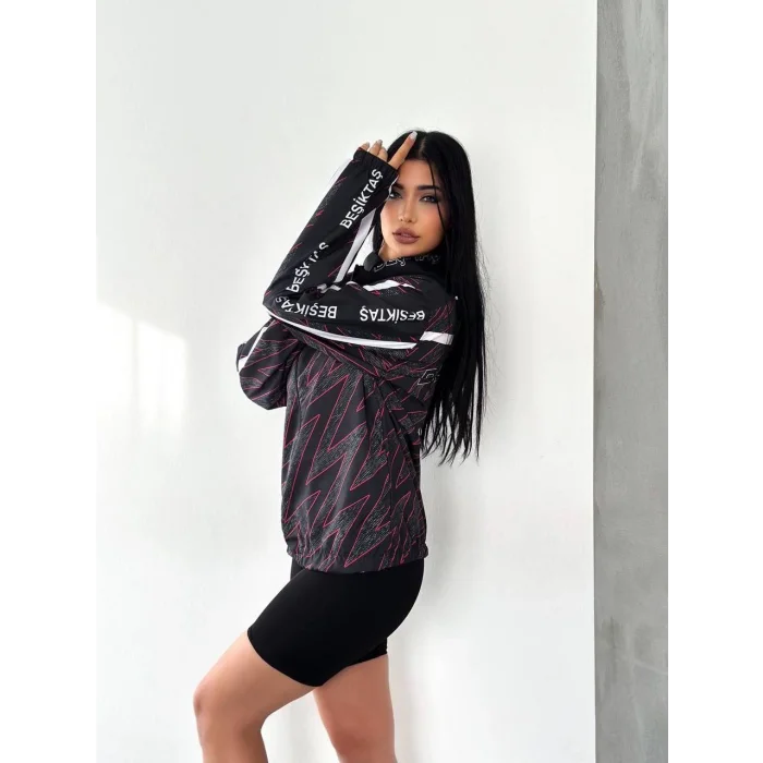 BJK Unisex Oversize Paraşüt Yağmurluk