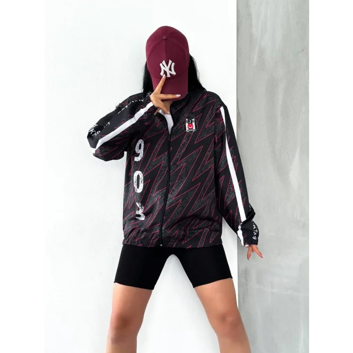 BJK Unisex Oversize Paraşüt Yağmurluk