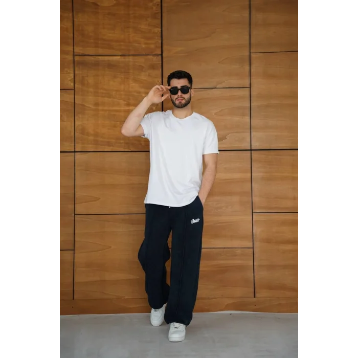 Siyah STWD Vintage Unisex Oversize Eşofman