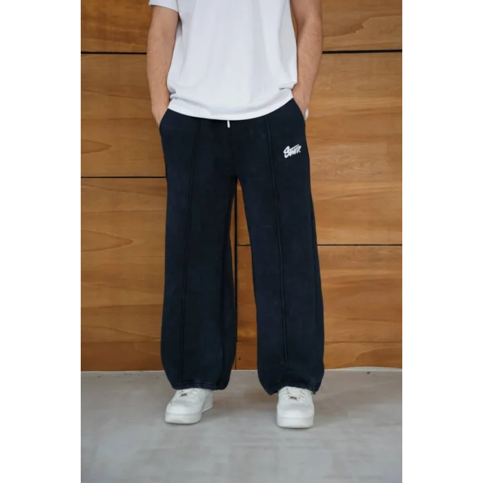 Siyah STWD Vintage Unisex Oversize Eşofman