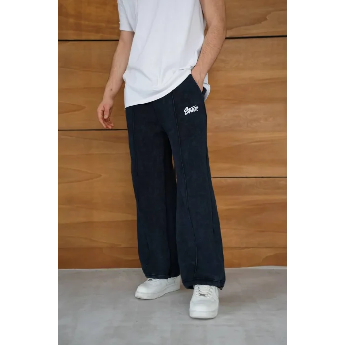 Siyah STWD Vintage Unisex Oversize Eşofman