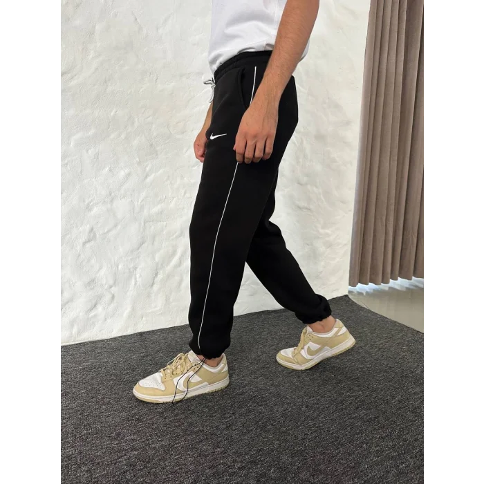 Siyah NK Biyeli Unisex Oversize Eşofman