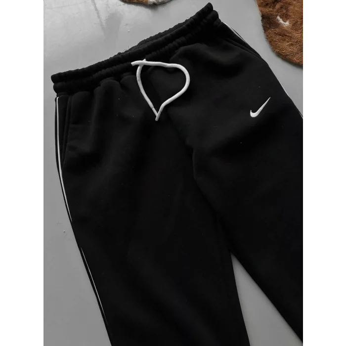 Siyah NK Biyeli Unisex Oversize Eşofman