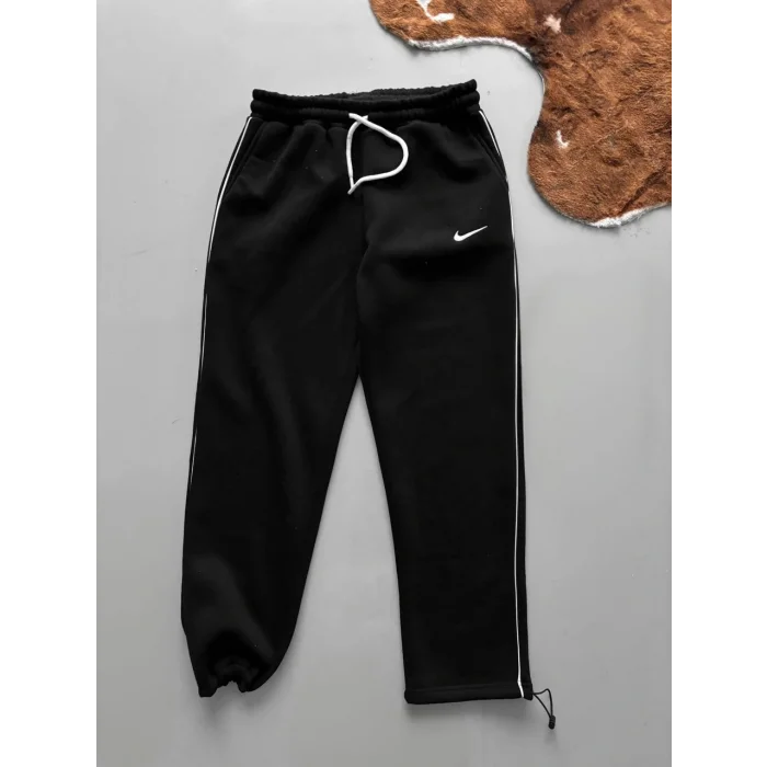 Siyah NK Biyeli Unisex Oversize Eşofman