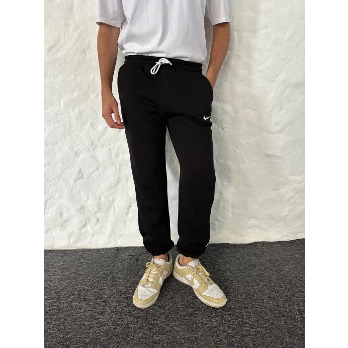 Siyah NK Biyeli Unisex Oversize Eşofman