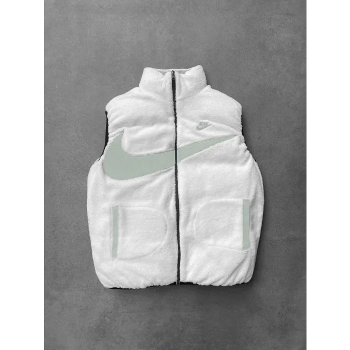 Mint Oversize Unisex Çift Taraflı Yelek