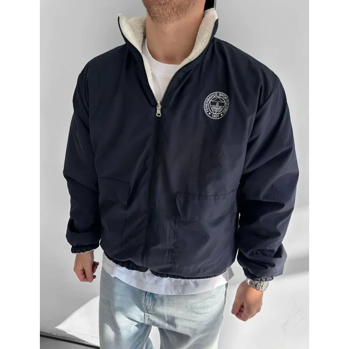 FB Oversize Çift Taraflı Unisex Mont