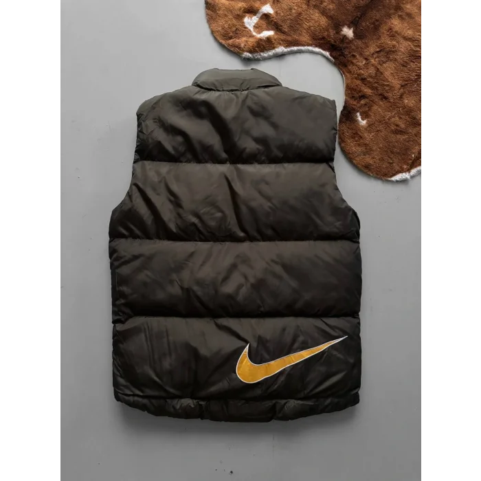 Haki NK Back Logo Unisex Oversize Mont