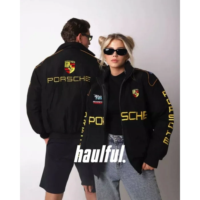 Siyah Porsche İçi Astarlı Bumber Ceket