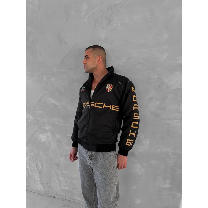 Siyah Porsche İçi Astarlı Bumber Ceket