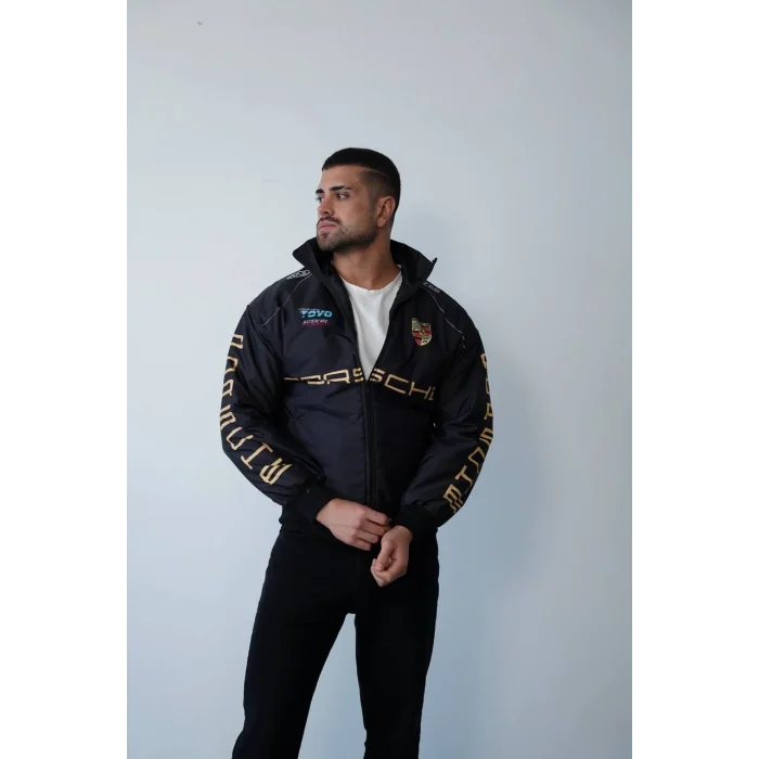 Siyah Porsche İçi Astarlı Bumber Ceket