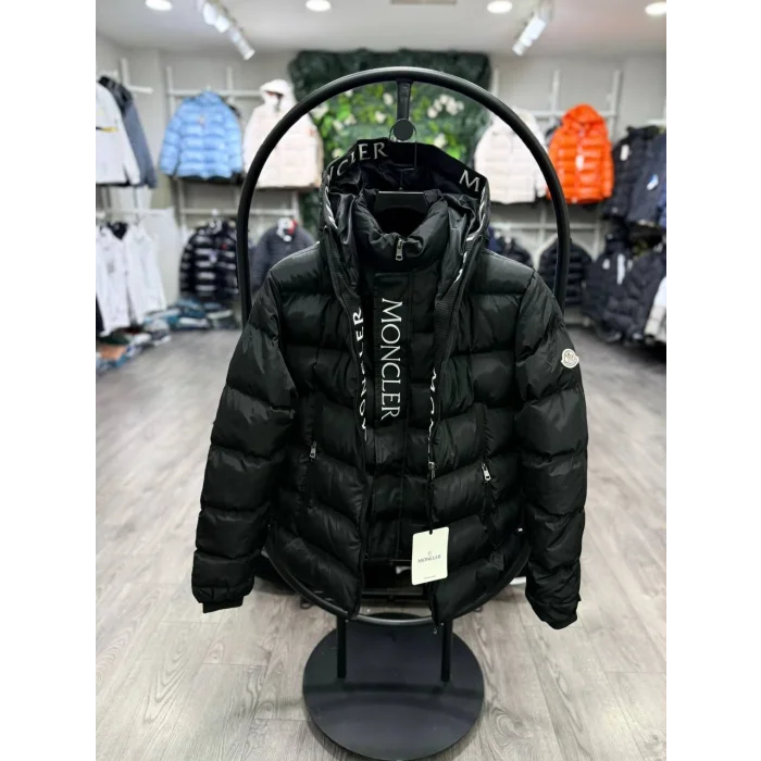 Siyah MONCLER Premium European Quality Mont