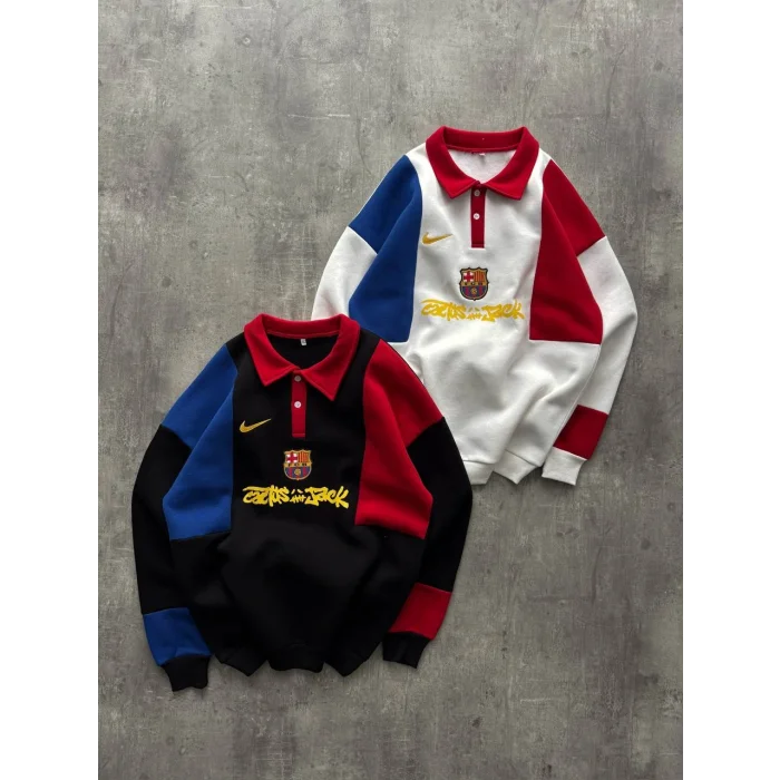 Beyaz FCB Unisex Oversize Sweat