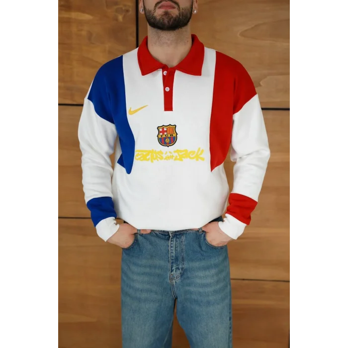 Beyaz FCB Unisex Oversize Sweat
