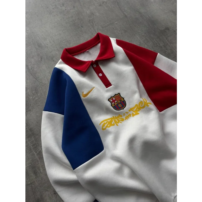 Beyaz FCB Unisex Oversize Sweat