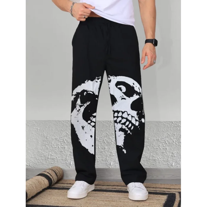 Siyah Kuru Kafa Oversize Eşofman