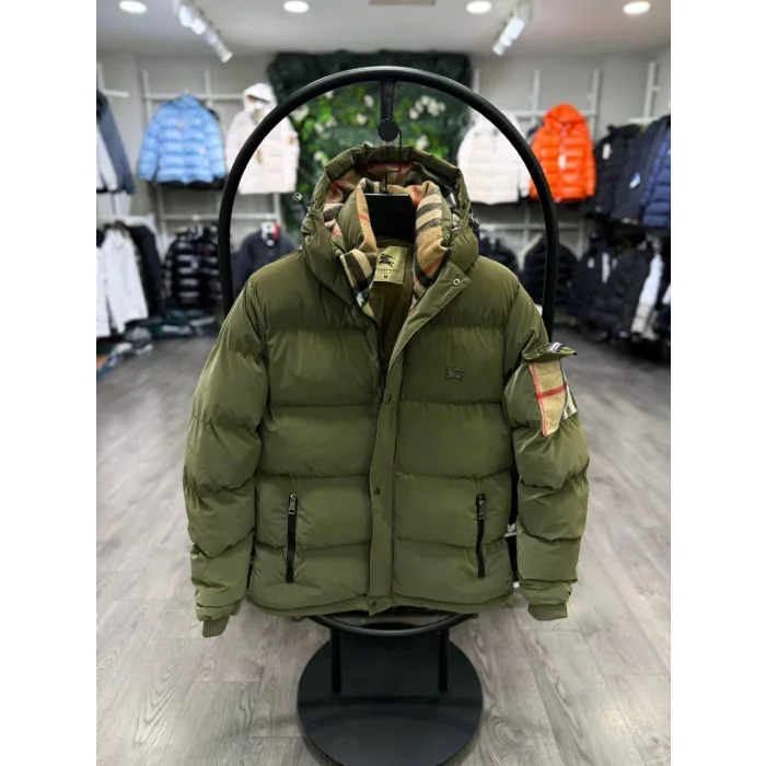 Yeşil BURBERRY Premium European Quality Mont