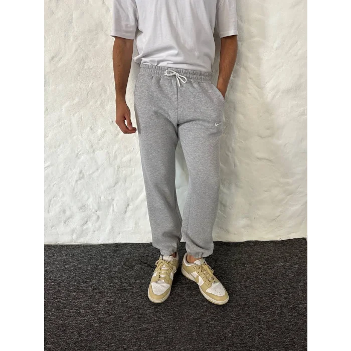 Gri NK Biyeli Unisex Oversize Eşofman