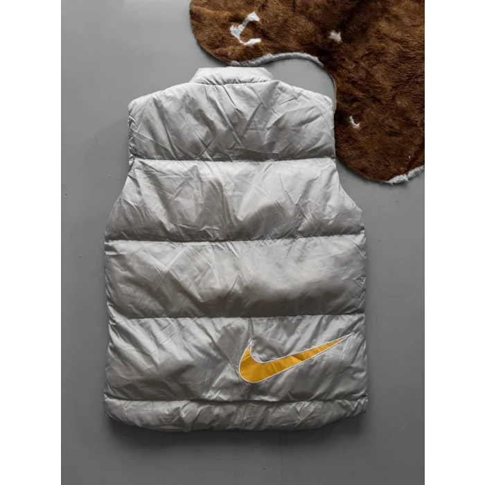 Krem NK Back Logo Unisex Oversize Mont