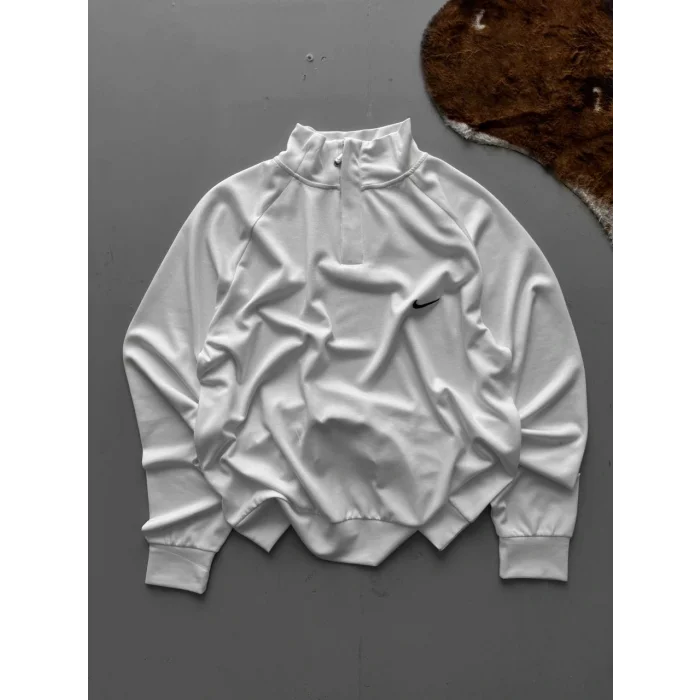 Beyaz NK Basic Unisex Oversize Sweat