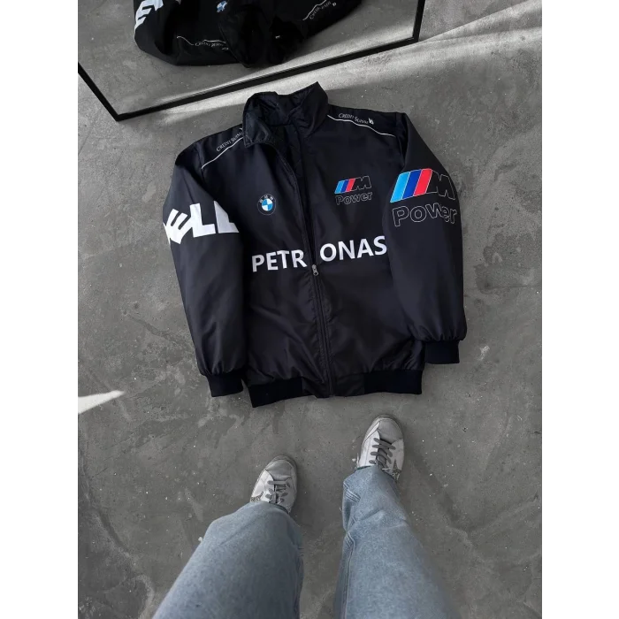 Siyah BMW İçi Astarlı Bumber Ceket