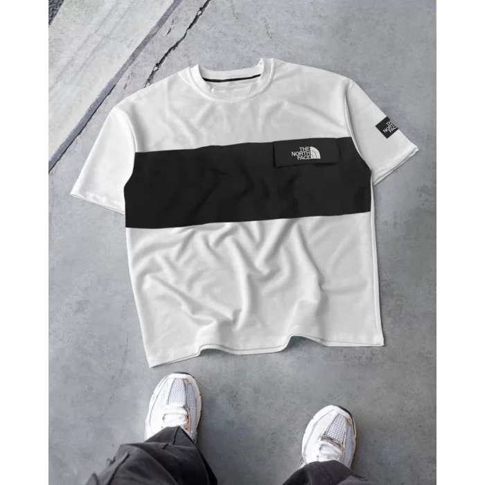 Siyah Şerit NF Oversize Unisex Tshirt