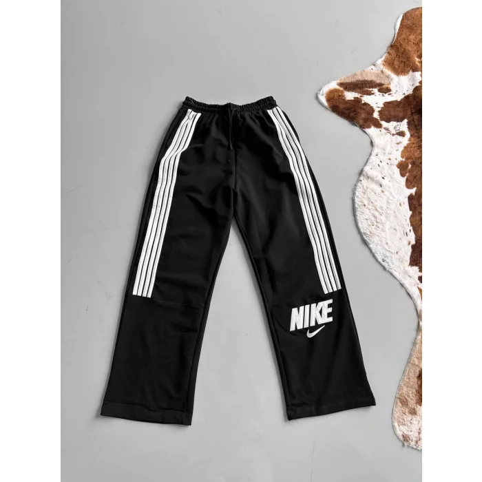 Siyah NK 4 Şeritli Oversize Eşofman