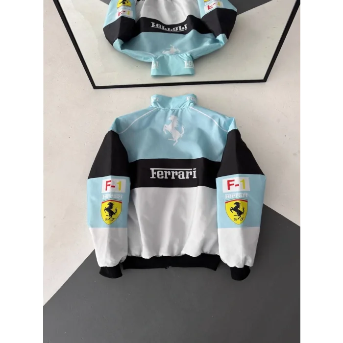 Mavi Ferrari İçi Astarlı Bumber Ceket