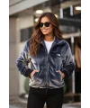 The Nort Face İçi Astarlı Peluş Oversize Unisex Mont
