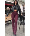 Bordo İspanyol Paça Oysho Tayt