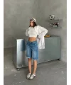 Mavi Street One Baggy Kot Şort