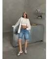 Mavi Street One Baggy Kot Şort