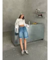 Mavi Street One Baggy Kot Şort