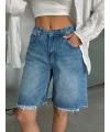Mavi Street One Baggy Kot Şort