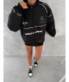 Mercedes İçi astarlı Unisex Bomber Ceket