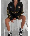 Porsche İçi astarlı Unisex Bomber Ceket