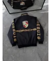 Porsche İçi astarlı Unisex Bomber Ceket