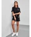 Siyah NF Oversize Unisex Şortlu Takım