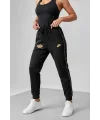 Siyah NK Biyeli Jogger Eşofman