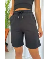 Siyah Oysho Modal Kumaş Şort