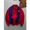 Kırmızı FCB Polo Yaka Unisex Oversize Sweat