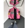 Pembe Ferrari İçi Astarlı Bumber Ceket
